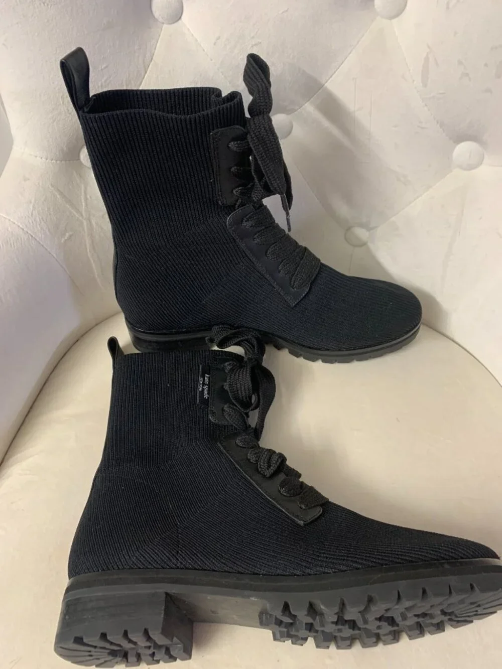 Kate Spade New York Merigue Women's Black Boots SZ 8